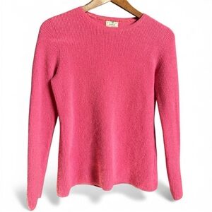 L.L. Bean Pink Cashmere Sweater Size S